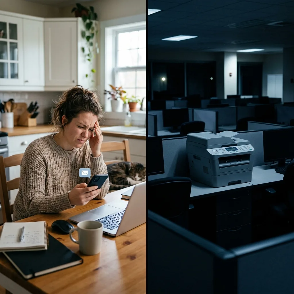 Remote work fax solutions without hardware